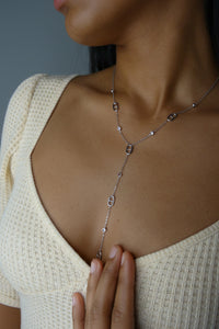 Y-Shaped Lockbone Necklace