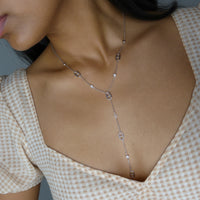 Y-Shaped Lockbone Necklace
