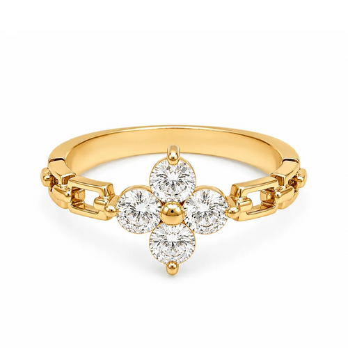Dottie White Ring