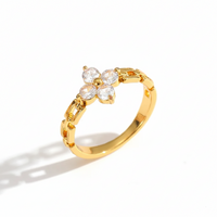 Dottie White Ring