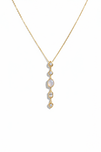 RosePetal Droplet Necklace