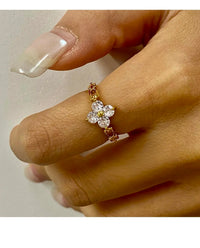 Dottie White Ring